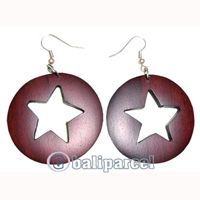 Wooden Earring From Sono Wood 
