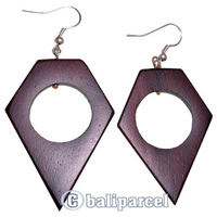 Wooden Earring From Sono Wood 