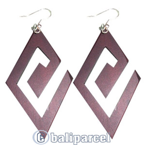 Wooden Earring From Sono Wood 