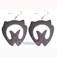 Wooden Earring From Sono Wood 