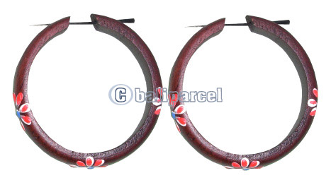 Wooden Earring From Sono Wood 