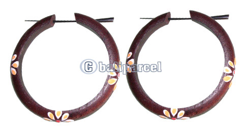 Wooden Earring From Sono Wood 