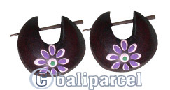 Wooden Earring From Sono Wood 