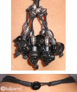 Necklaces With Shell And Glassbead