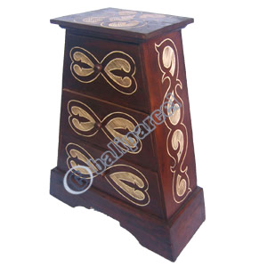 Wooden Cupboard With Drawers