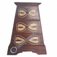 Wooden Cupboard With Drawers