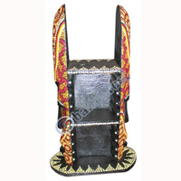 CD Stand, With Mask Dot Art Painted