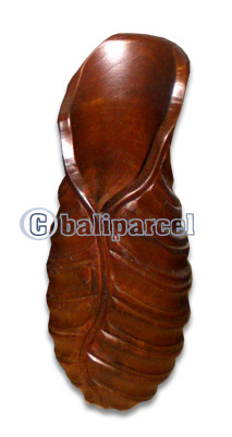 Wooden Vase, This Vase Hand Carved From Teak Wood (the Best Wood).