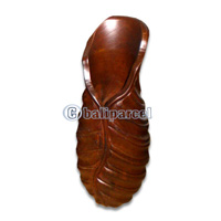 Wooden Vase, This Vase Hand Carved From Teak Wood (the Best Wood).