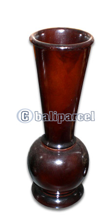 Wooden Vase, This Vase Hand Carved From Teak Wood (the Best Wood).