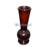 Wooden Vase, This Vase Hand Carved From Teak Wood (the Best Wood).