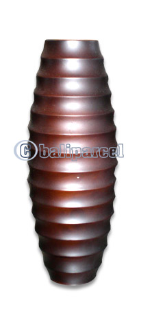 Wooden Vase, This Vase Hand Carved From Teak Wood (the Best Wood).