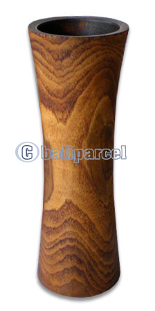 Wooden Vase, This Vase Hand Carved From Teak Wood (the Best Wood).