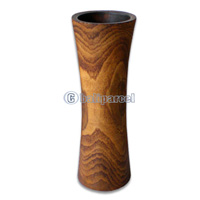 Wooden Vase, This Vase Hand Carved From Teak Wood (the Best Wood).