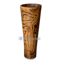 Wooden Vase, This Vase Hand Carved From Teak Wood (the Best Wood).