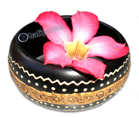 Wooden Bracelet From Sono Wood With Hand Painted.