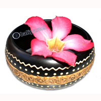 Wooden Bracelet From Sono Wood With Hand Painted.