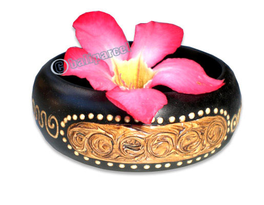 Wooden Bracelet From Sono Wood With Hand Painted.