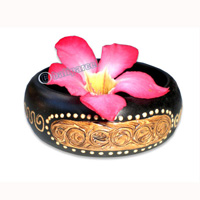 Wooden Bracelet From Sono Wood With Hand Painted.