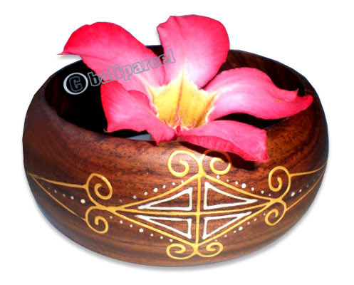Wooden Bracelet From Sono Wood With Hand Painted.