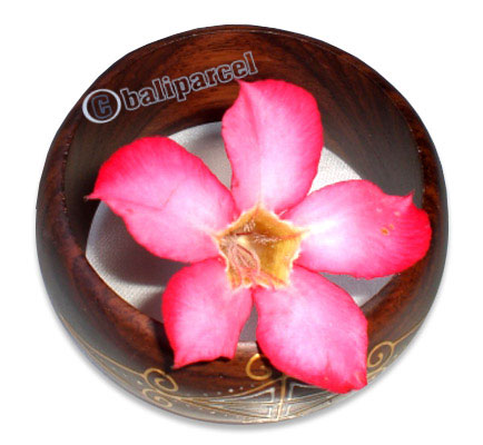 Wooden Bracelet From Sono Wood With Hand Painted.