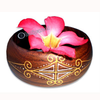 Wooden Bracelet From Sono Wood With Hand Painted.