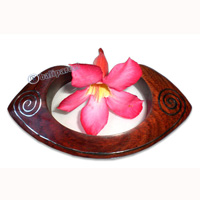 Wooden Bracelet From Sono Wood With Silver.