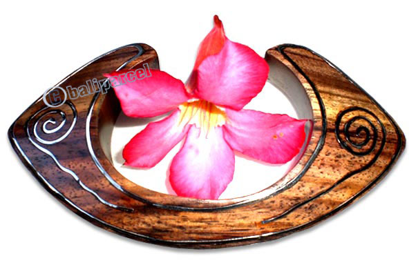 Wooden Bracelet From Sono Wood With Silver.