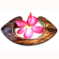 Wooden Bracelet From Sono Wood With Silver.