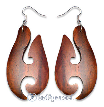 Wooden Earring From Sono Wood 