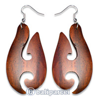 Wooden Earring From Sono Wood 