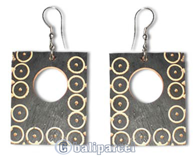 Earring Handmade With Coconut Shell