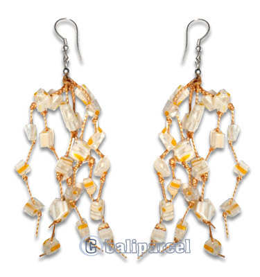Earring, Handmade With Stone.
