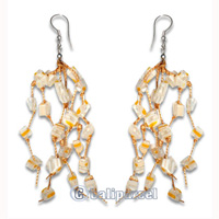 Earring, Handmade With Stone.