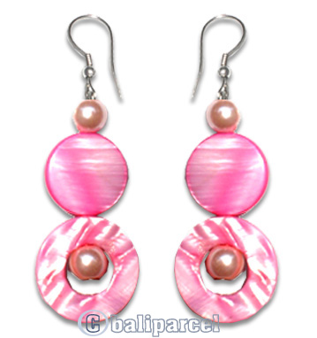 Earring, Handmade With Sea Shell  