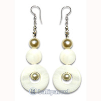 Earring, Handmade With Sea Shell  