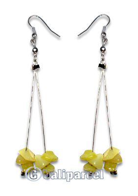 Earring, Handmade With Stone.