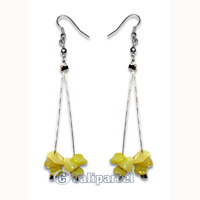 Earring, Handmade With Stone.