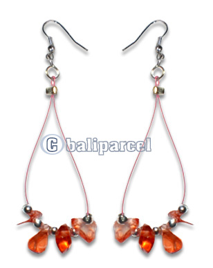 Earring, Handmade With Stone.