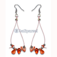 Earring, Handmade With Stone.