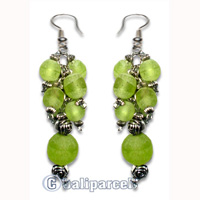 Earring, Handmade With Stone.