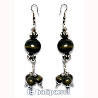 Earring, Handmade With Wood