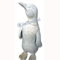 Bamboo Pinguin,  Handmade From Bamboo Root