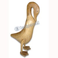 Bamboo Duck,  Handmade From Bamboo Root