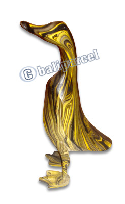 Bamboo Duck,  Handmade From Bamboo Root, Colorfull