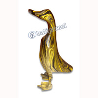 Bamboo Duck,  Handmade From Bamboo Root, Colorfull