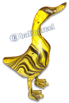 Bamboo Duck,  Handmade From Bamboo Root, Colorfull