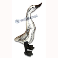 Bamboo Duck,  Handmade From Bamboo Root, Colorfull
