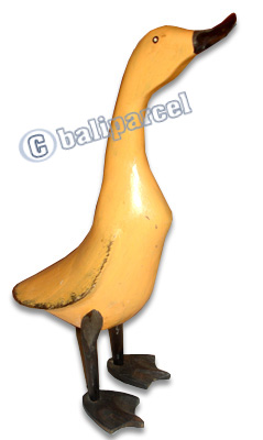 Bamboo Duck,  Handmade From Bamboo Root, Colorfull