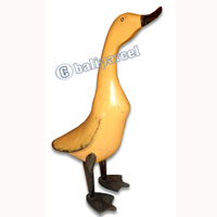 Bamboo Duck,  Handmade From Bamboo Root, Colorfull
